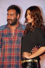 Ajay Devgn, Manasvi Mamgai at the Launch of Gangster Baby song from Action Jackson in PVR, Mumbai on 21st Nov 2014